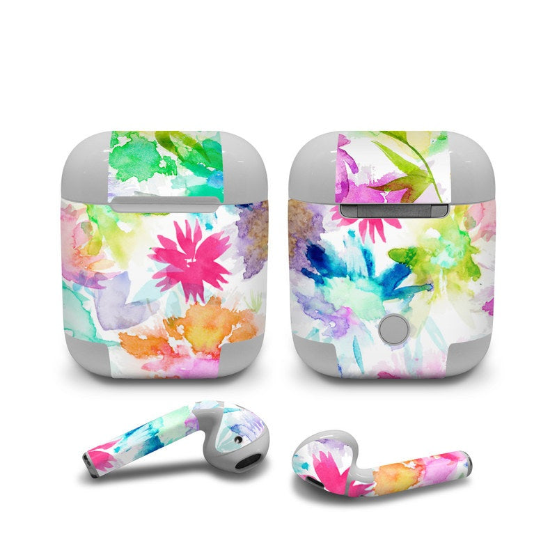Watercolor Spring Memories - Apple AirPods Skin
