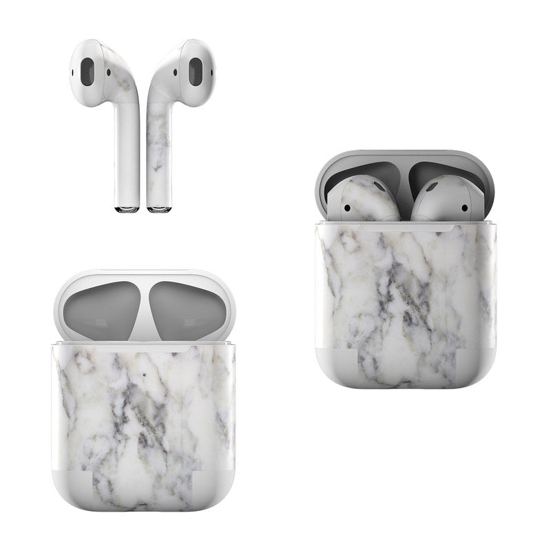 White Marble - Apple AirPods Skin