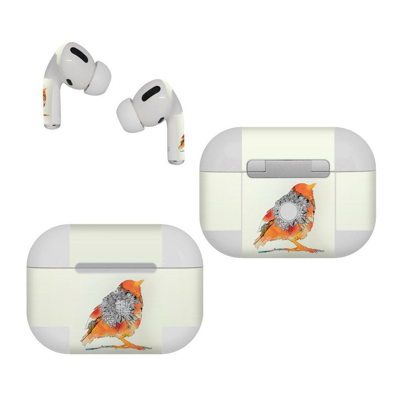 Orange Bird - Apple AirPods Pro Skin