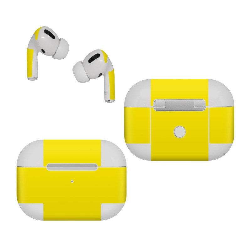 Solid State Yellow - Apple AirPods Pro Skin