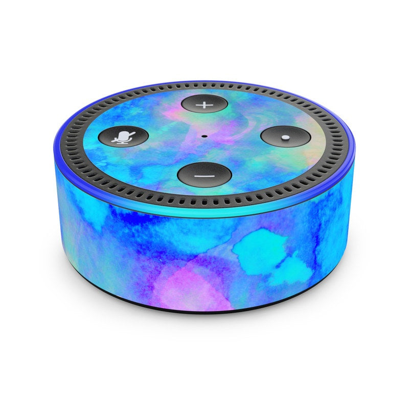 Electrify Ice Blue - Amazon Echo Dot (2nd Gen) Skin