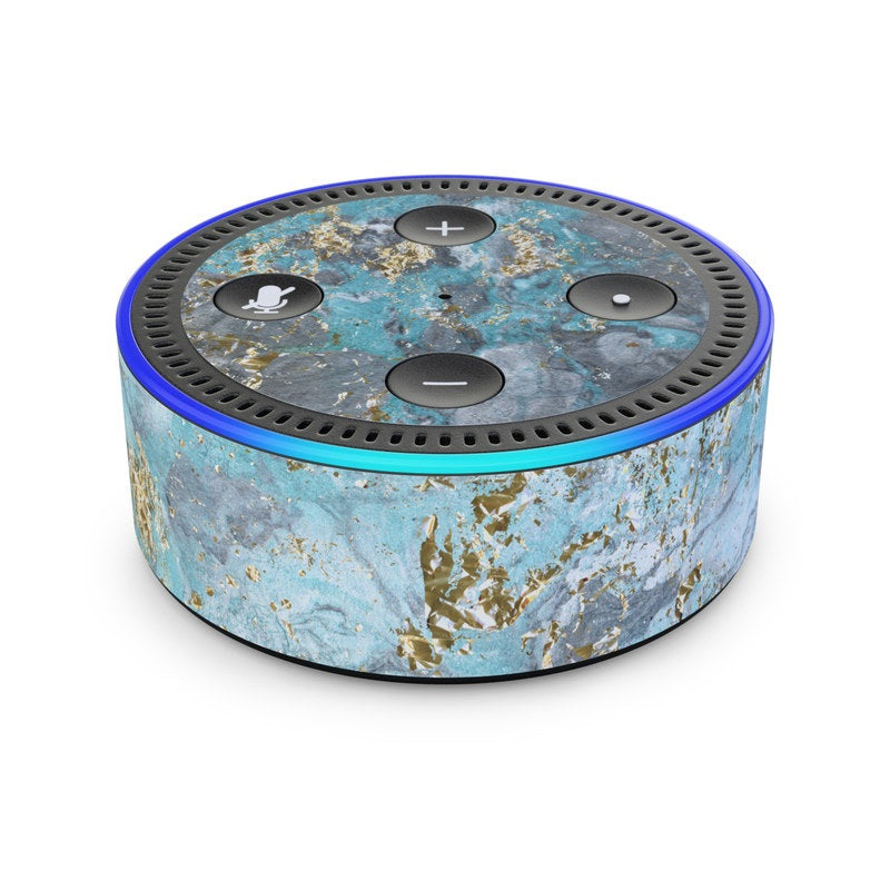 Gilded Glacier Marble - Amazon Echo Dot (2nd Gen) Skin