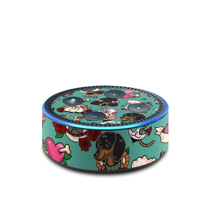 Tattoo Dogs - Amazon Echo Dot (2nd Gen) Skin