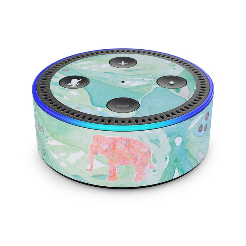 Tropical Elephant - Amazon Echo Dot (2nd Gen) Skin