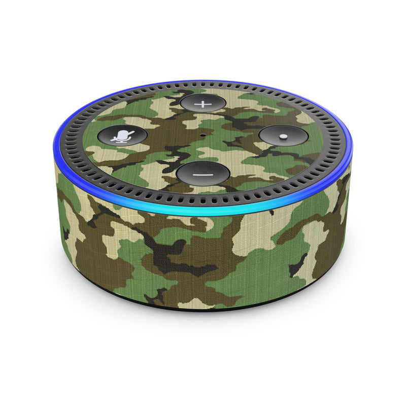 Woodland Camo - Amazon Echo Dot (2nd Gen) Skin