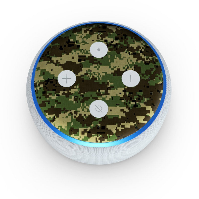 Digital Woodland Camo - Amazon Echo Dot (3rd Gen) Skin