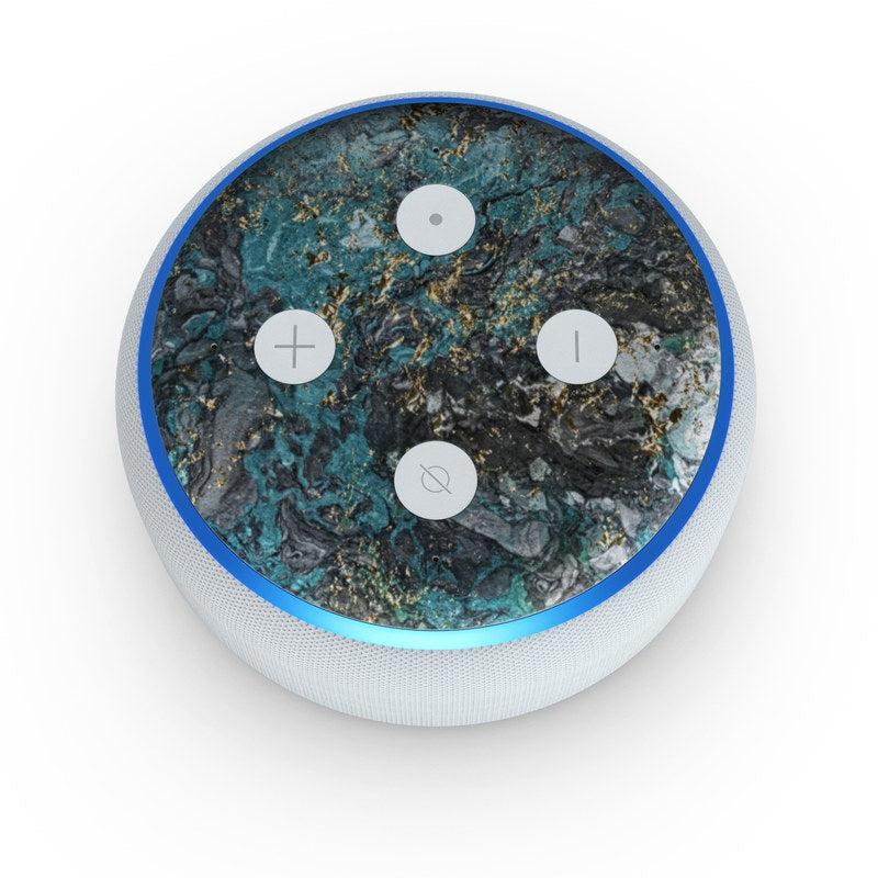 Gilded Glacier Marble - Amazon Echo Dot (3rd Gen) Skin