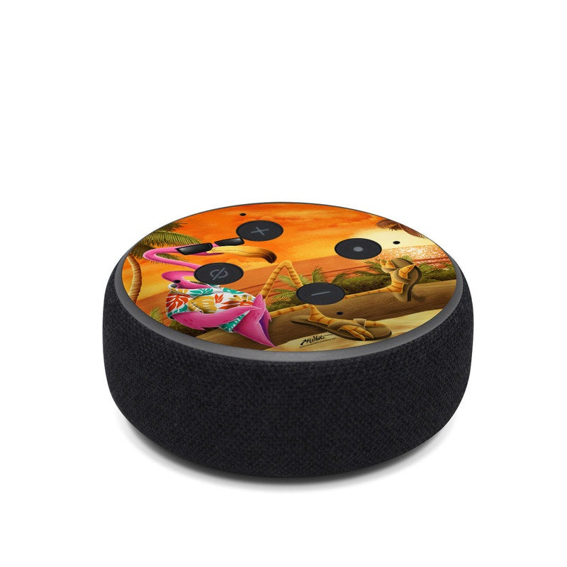Sunset Flamingo - Amazon Echo Dot (3rd Gen) Skin
