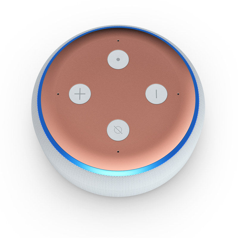 Solid State Peach - Amazon Echo Dot (3rd Gen) Skin