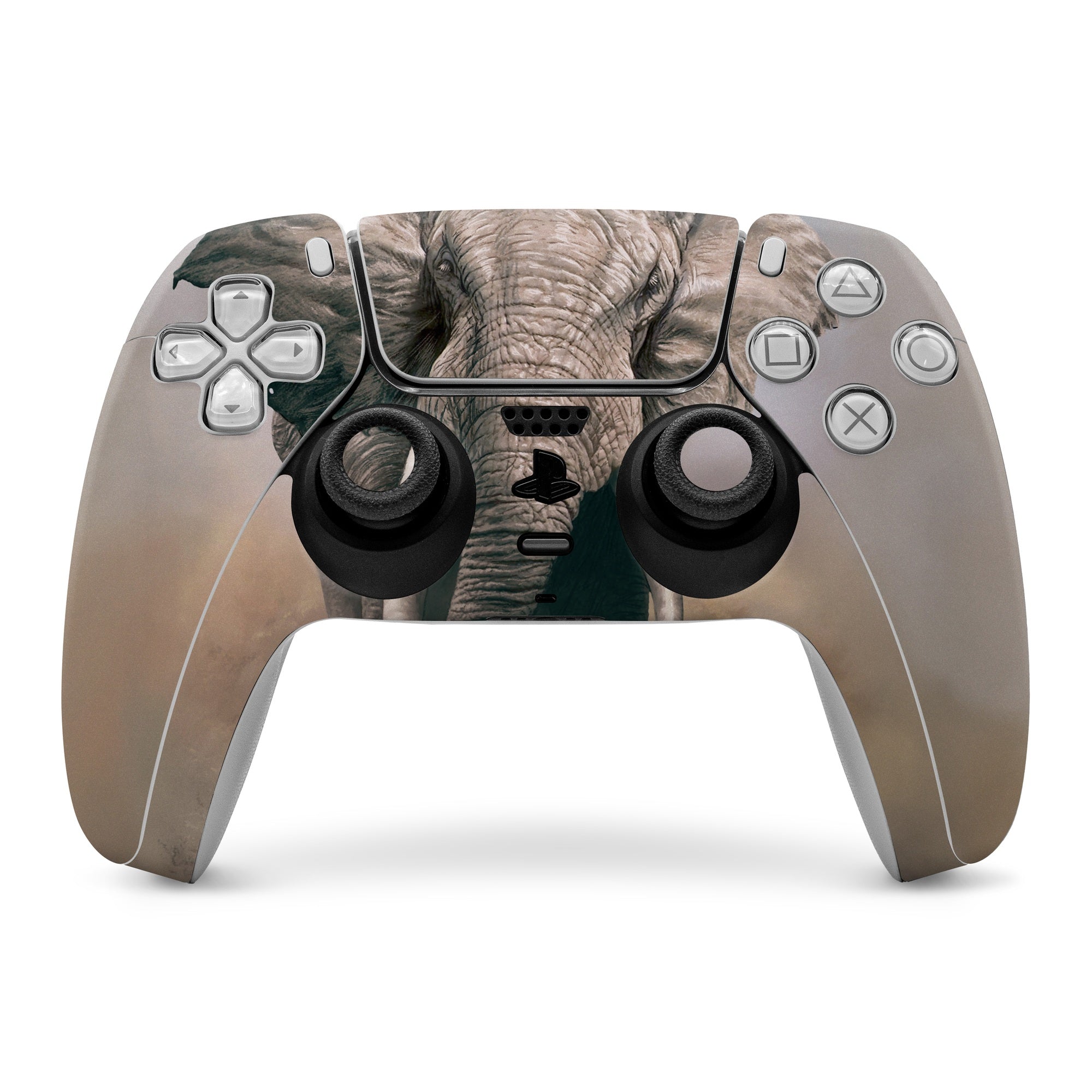 African Elephant - Sony PS5 Controller Skin - Dimitar Neshev - DecalGirl