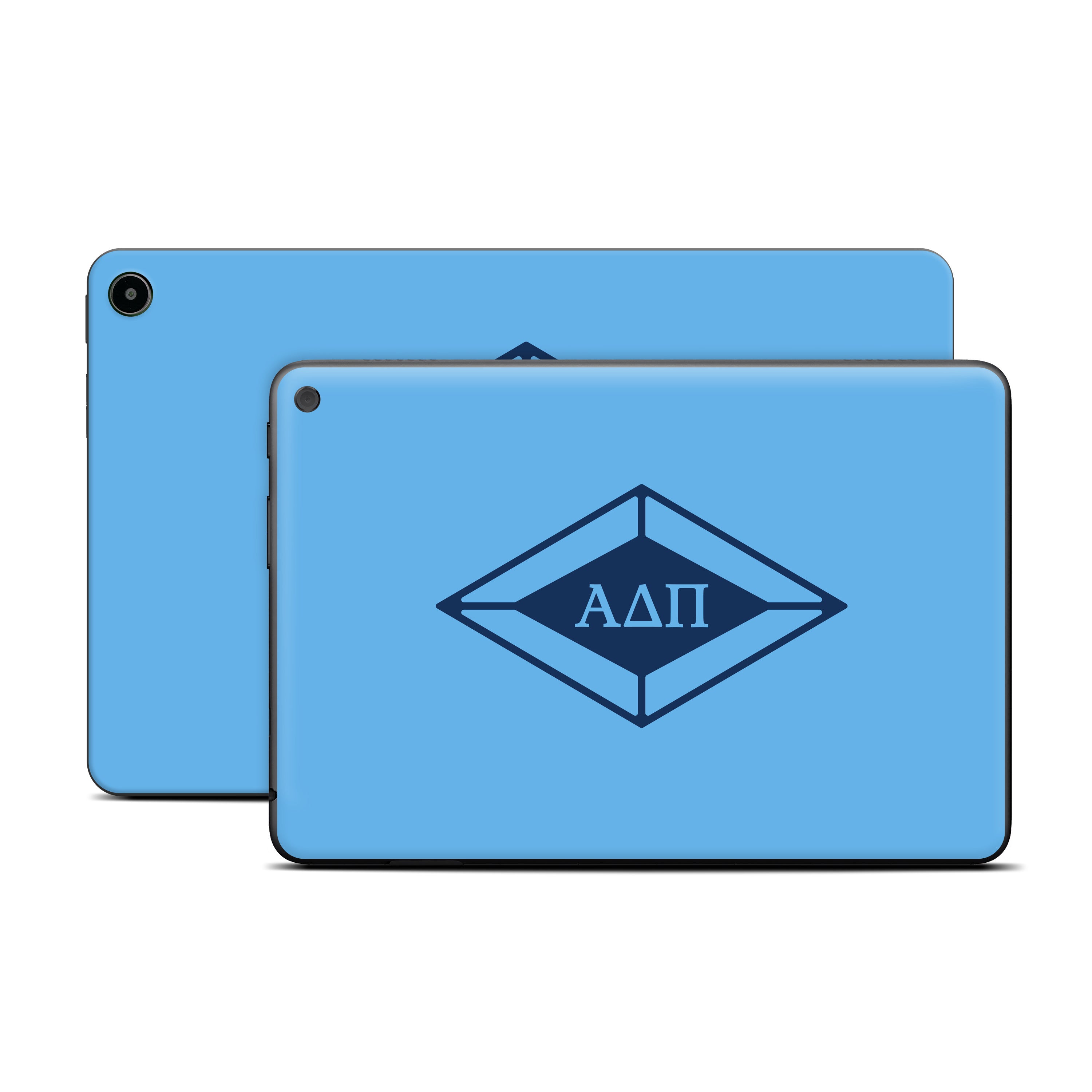 Alpha Delta Pi Diamond Letters Adelphean Blue - Amazon Fire Skin