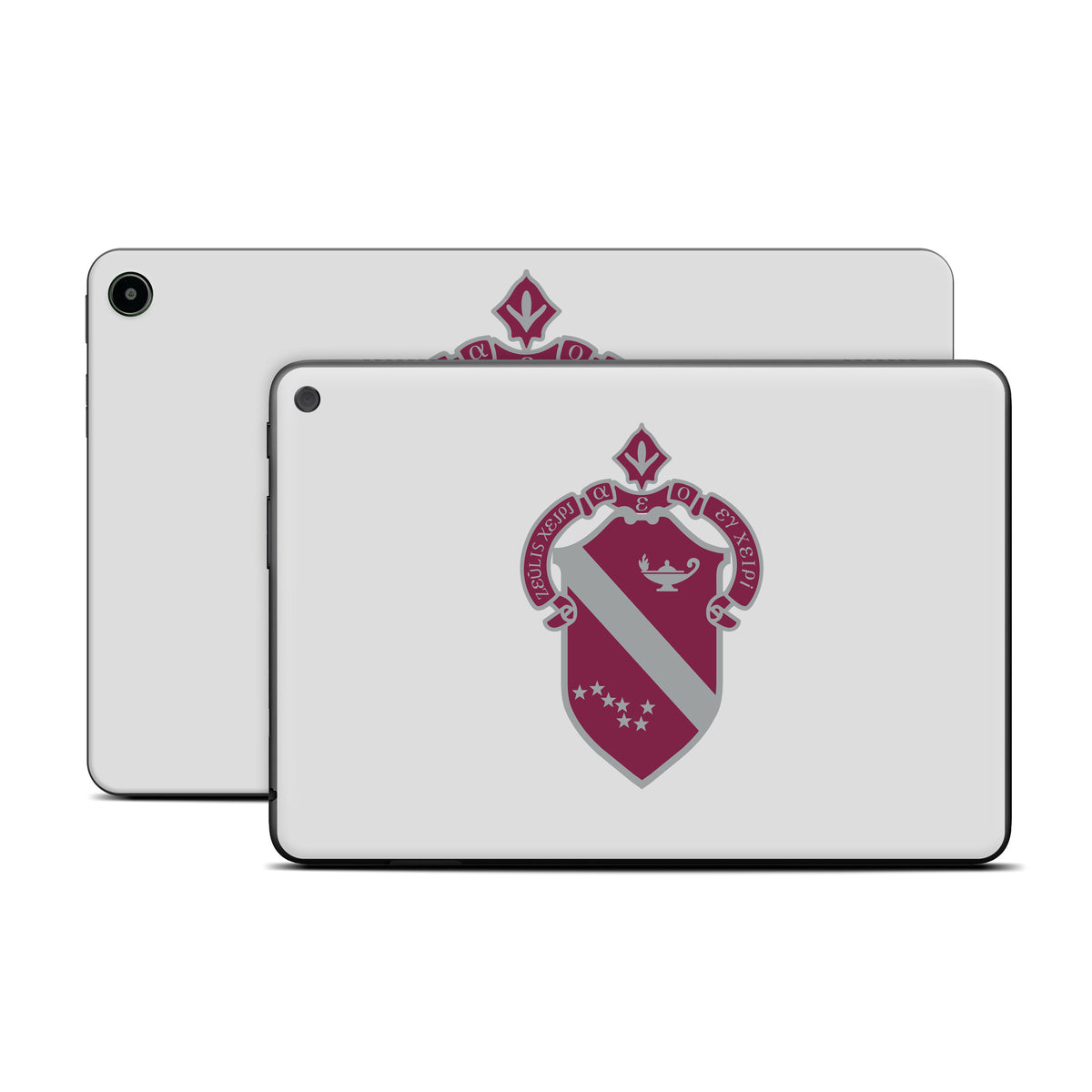 Alpha Phi Crest Silver - Amazon Fire Skin