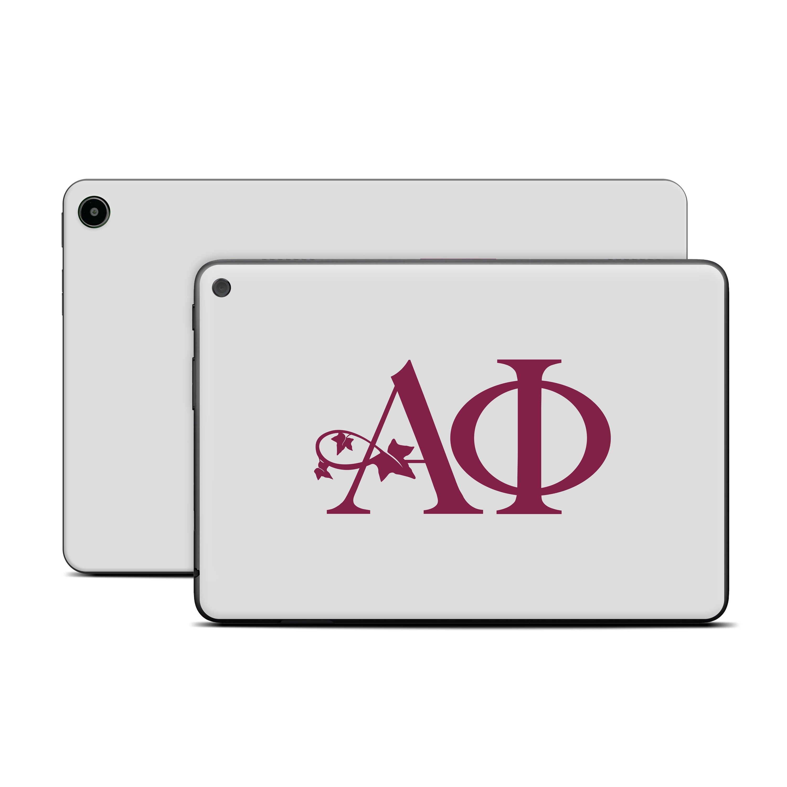 Alpha Phi Greek Letters Silver - Amazon Fire Skin