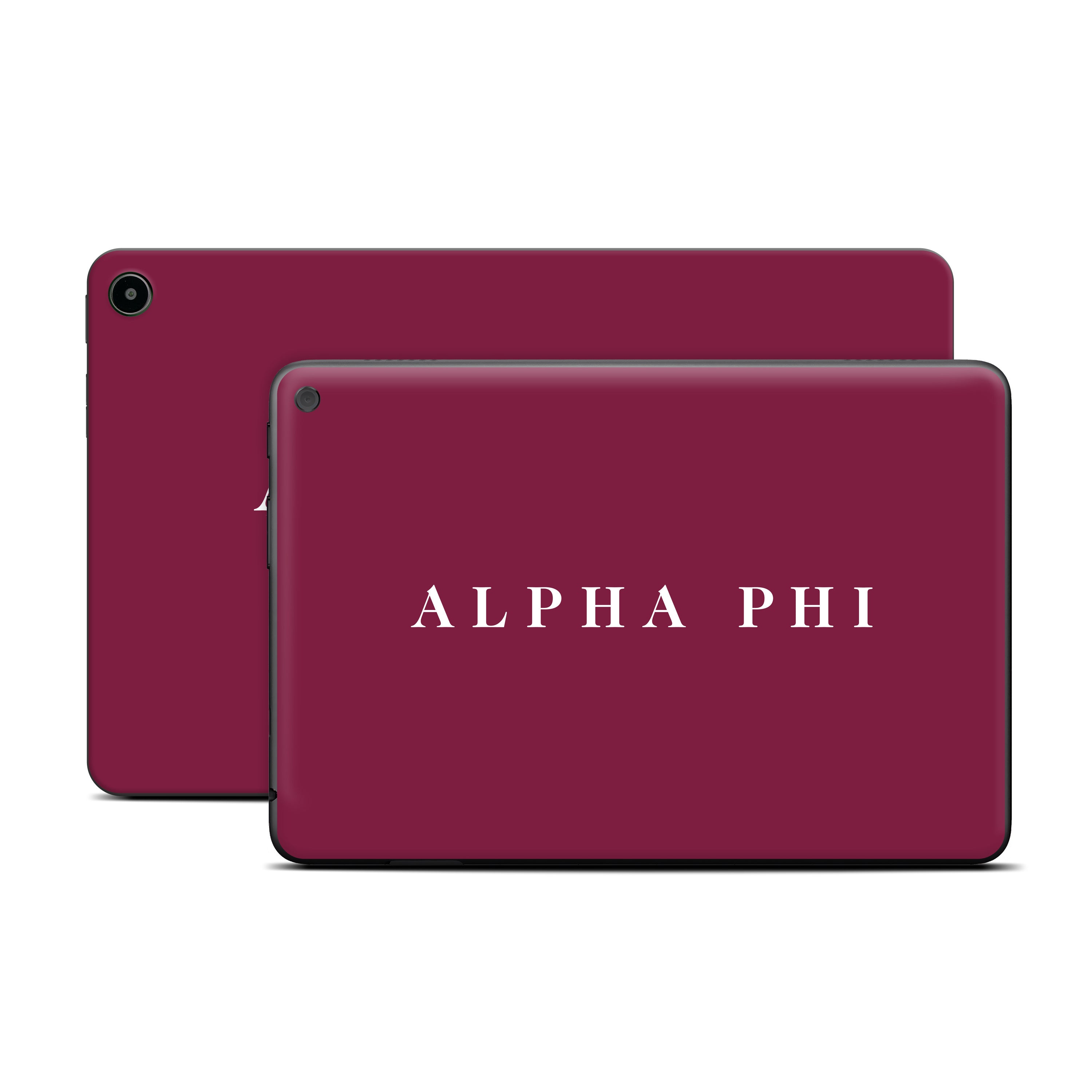 Alpha Phi Wordmark Bordeaux - Amazon Fire Skin