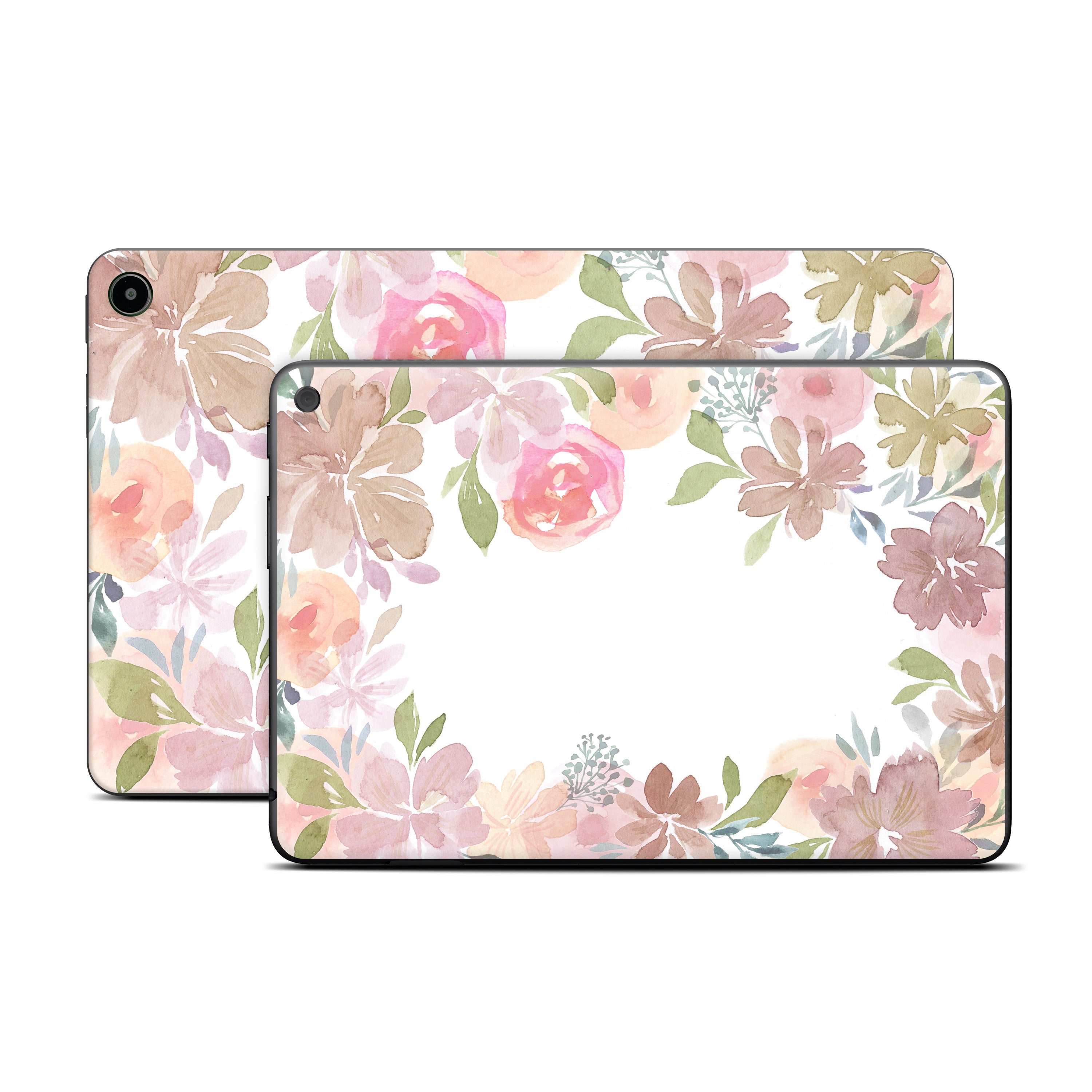 Blush Flower Frame - Amazon Fire Skin
