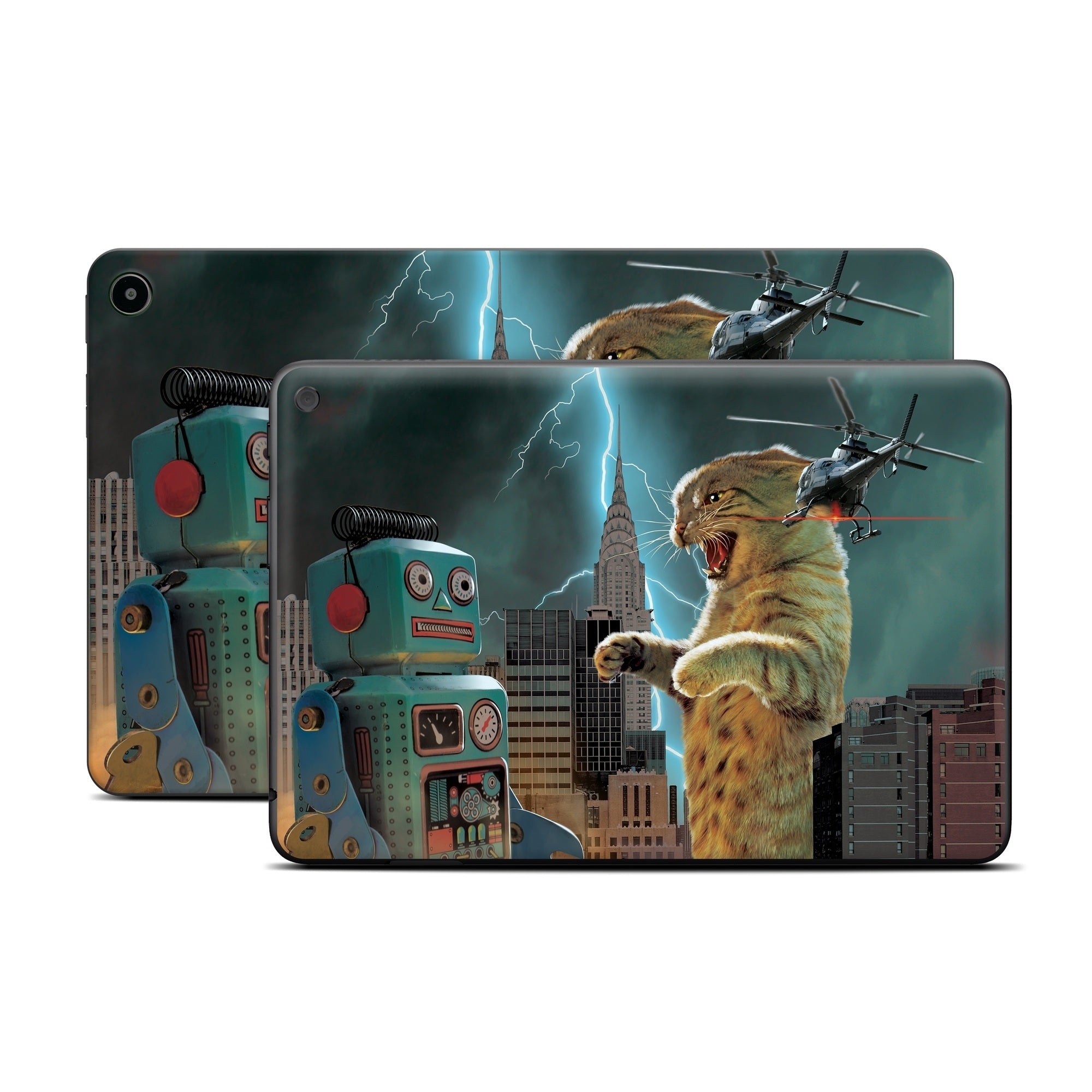 Catzilla Vs Robot - Amazon Fire Skin