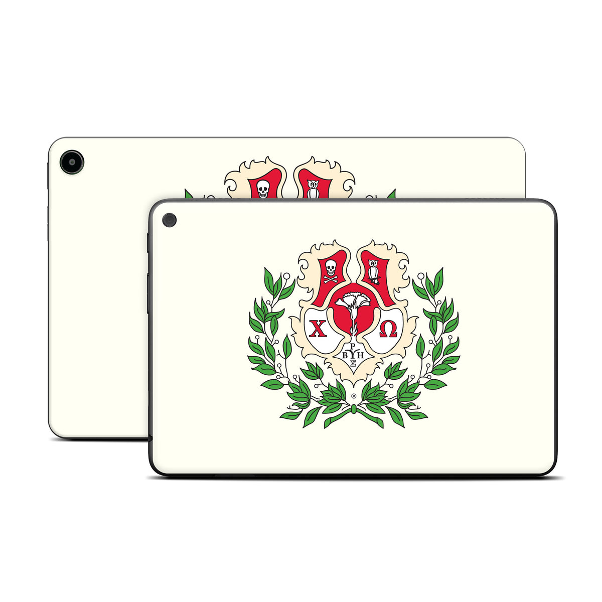 Chi Omega Crest Cream - Amazon Fire Skin