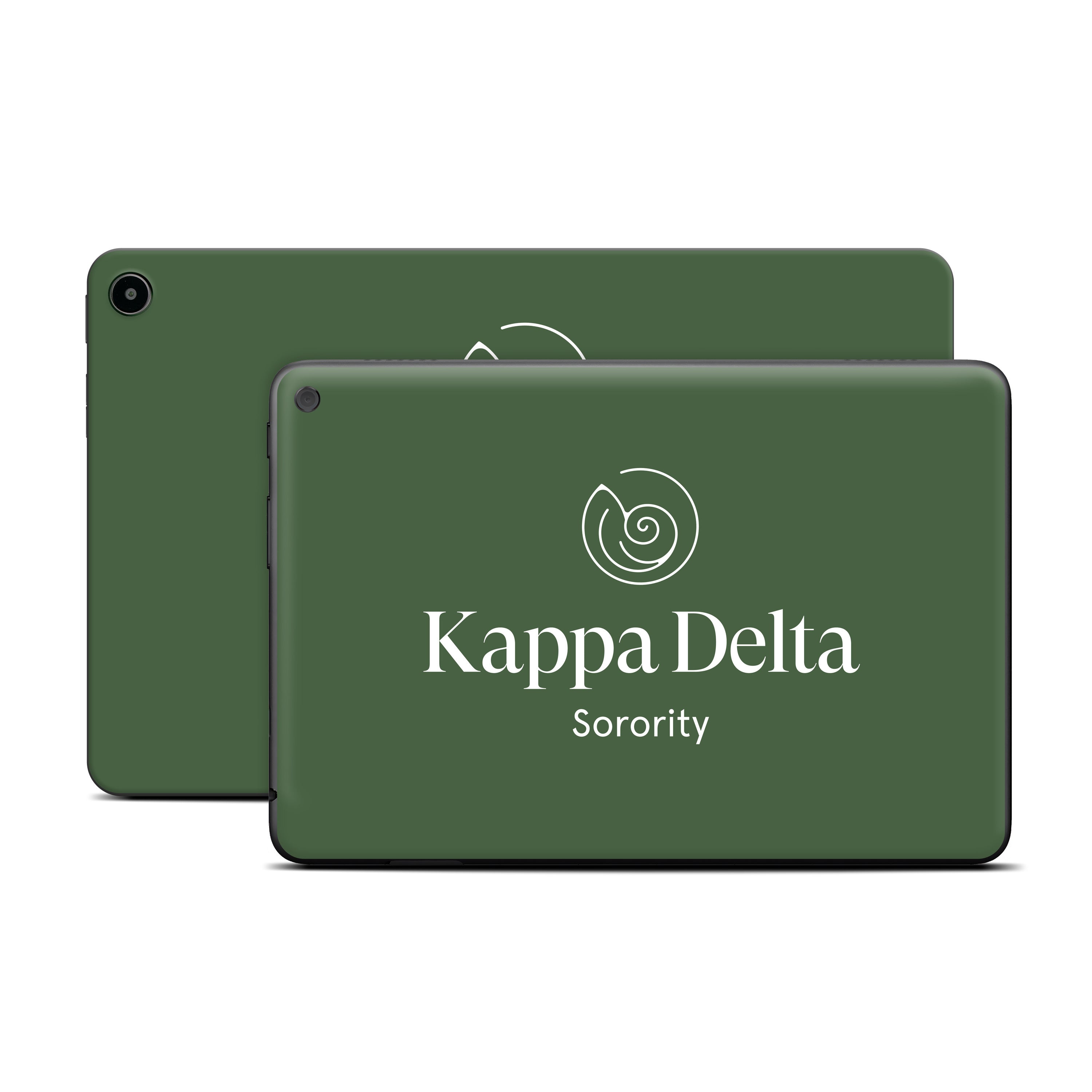 Kappa Delta Primary Logo Dark Olive - Amazon Fire Skin