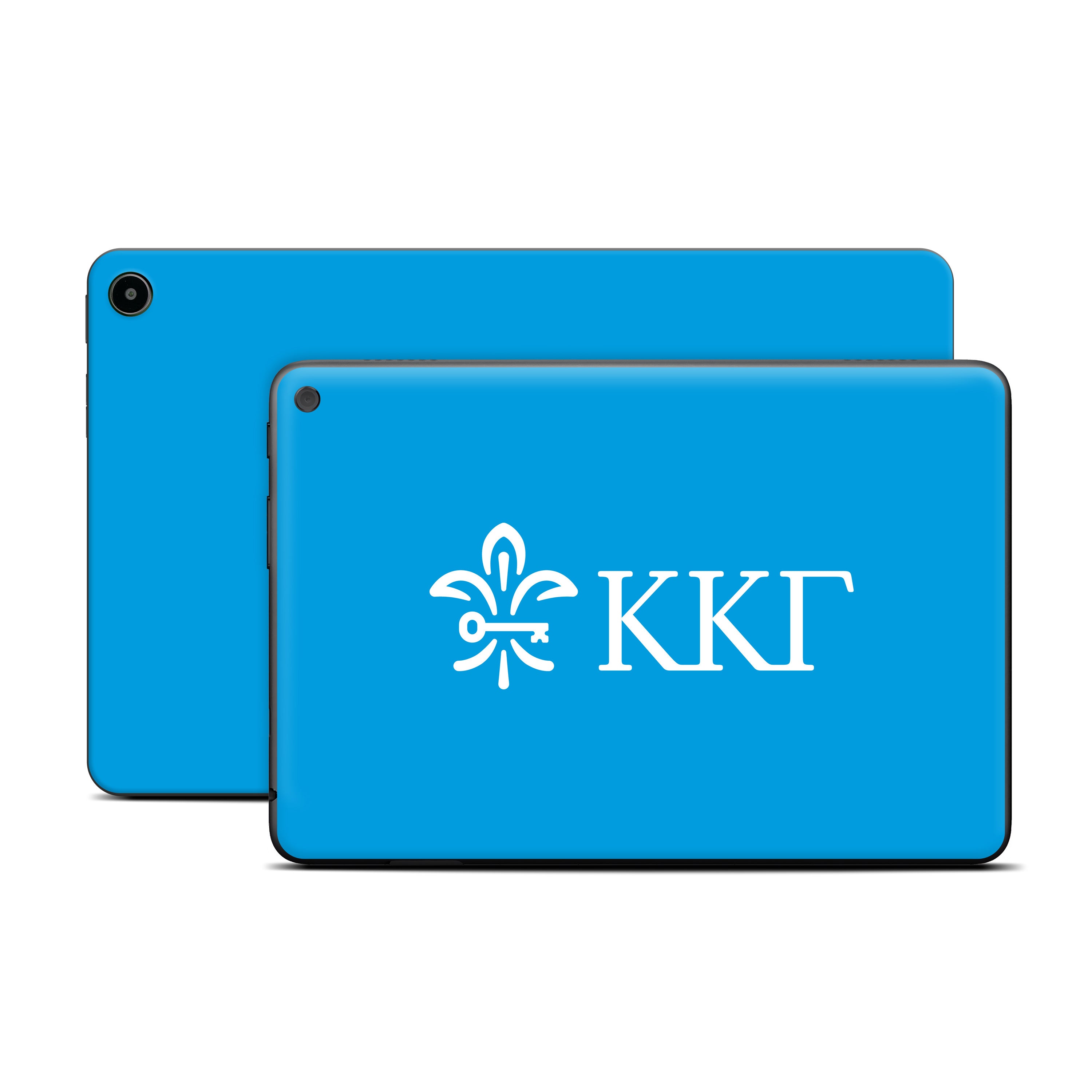 Kappa Kappa Gamma Letterkey Horizontal Gamma Blue - Amazon Fire Skin