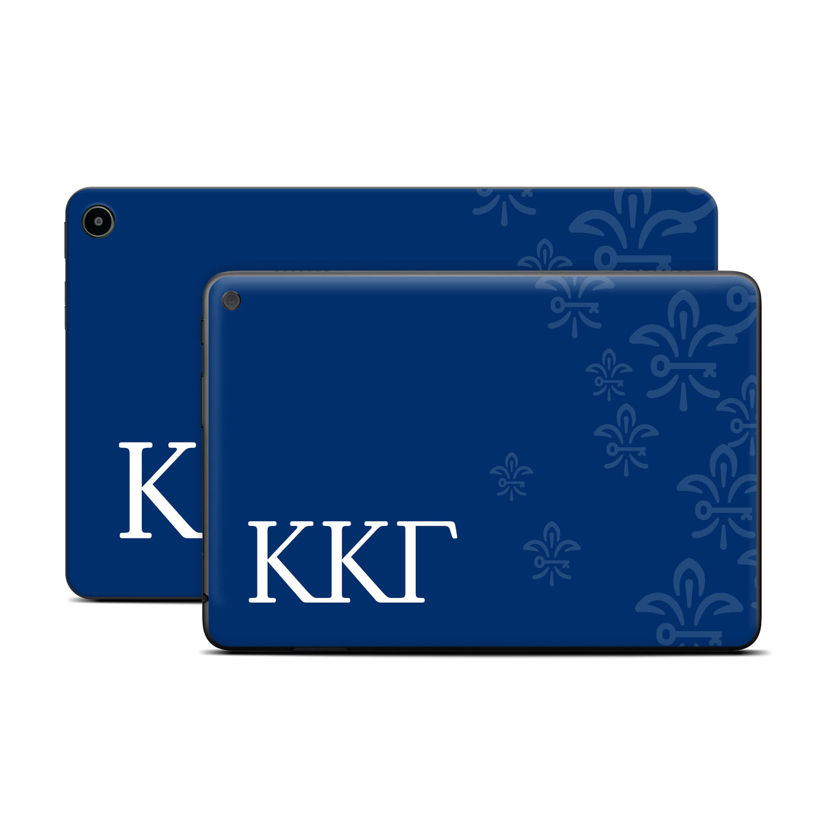 Kappa Kappa Gamma Letters and Fleur De Key Gamma Blue - Amazon Fire Skin