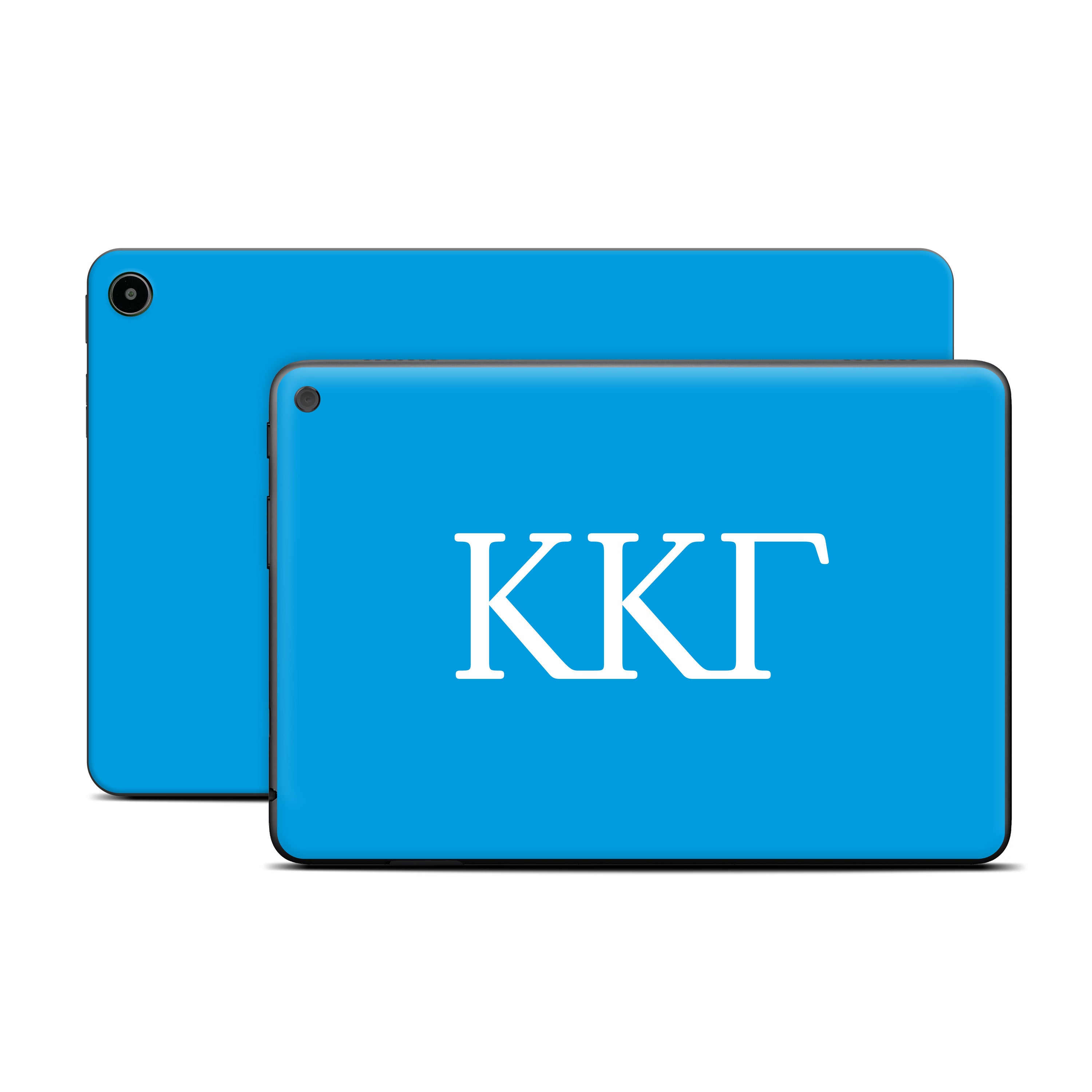 Kappa Kappa Gamma Greek Letters Gamma Blue - Amazon Fire Skin
