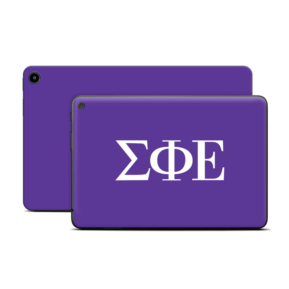 Sigma Phi Epsilon Greek Letters Purple - Amazon Fire Skin