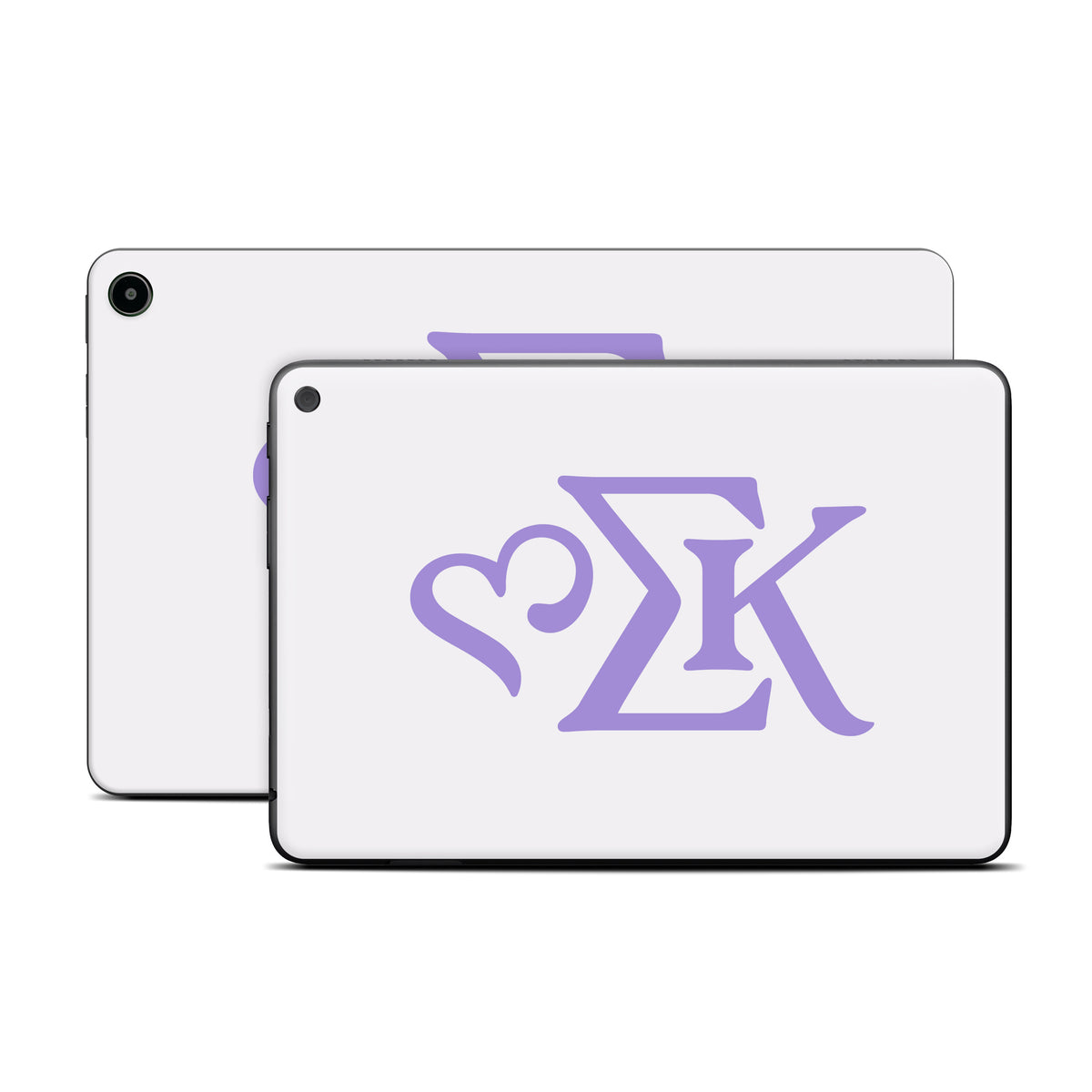 Sigma Kappa Greek Letters Legacy Lavender on Dove Love - Amazon Fire Skin