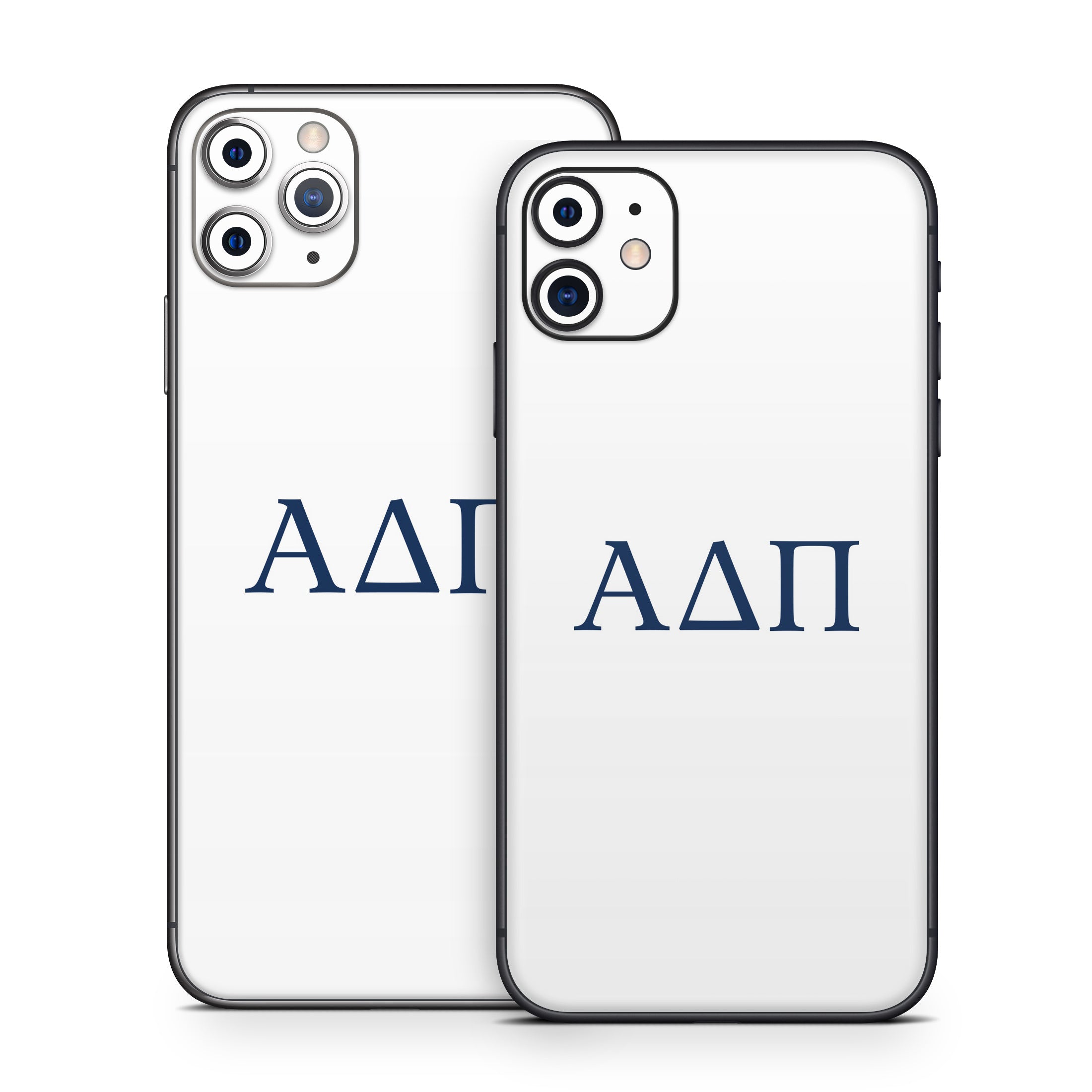 Alpha Delta Pi Greek Letters White - Apple iPhone 11 Skin