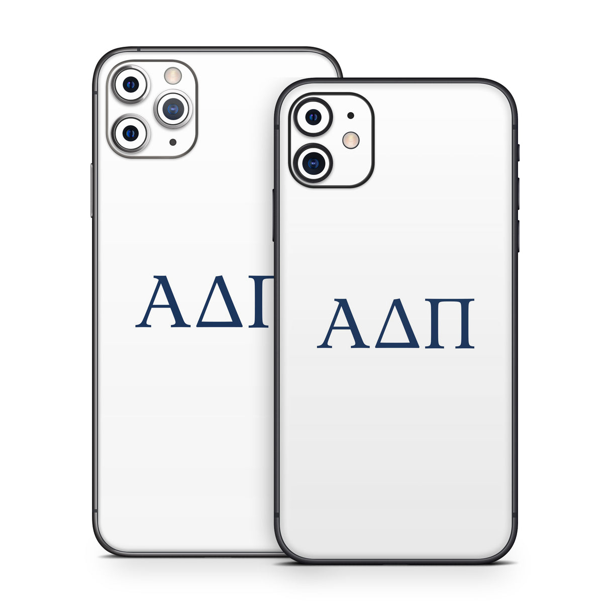 Alpha Delta Pi Greek Letters White - Apple iPhone 11 Skin