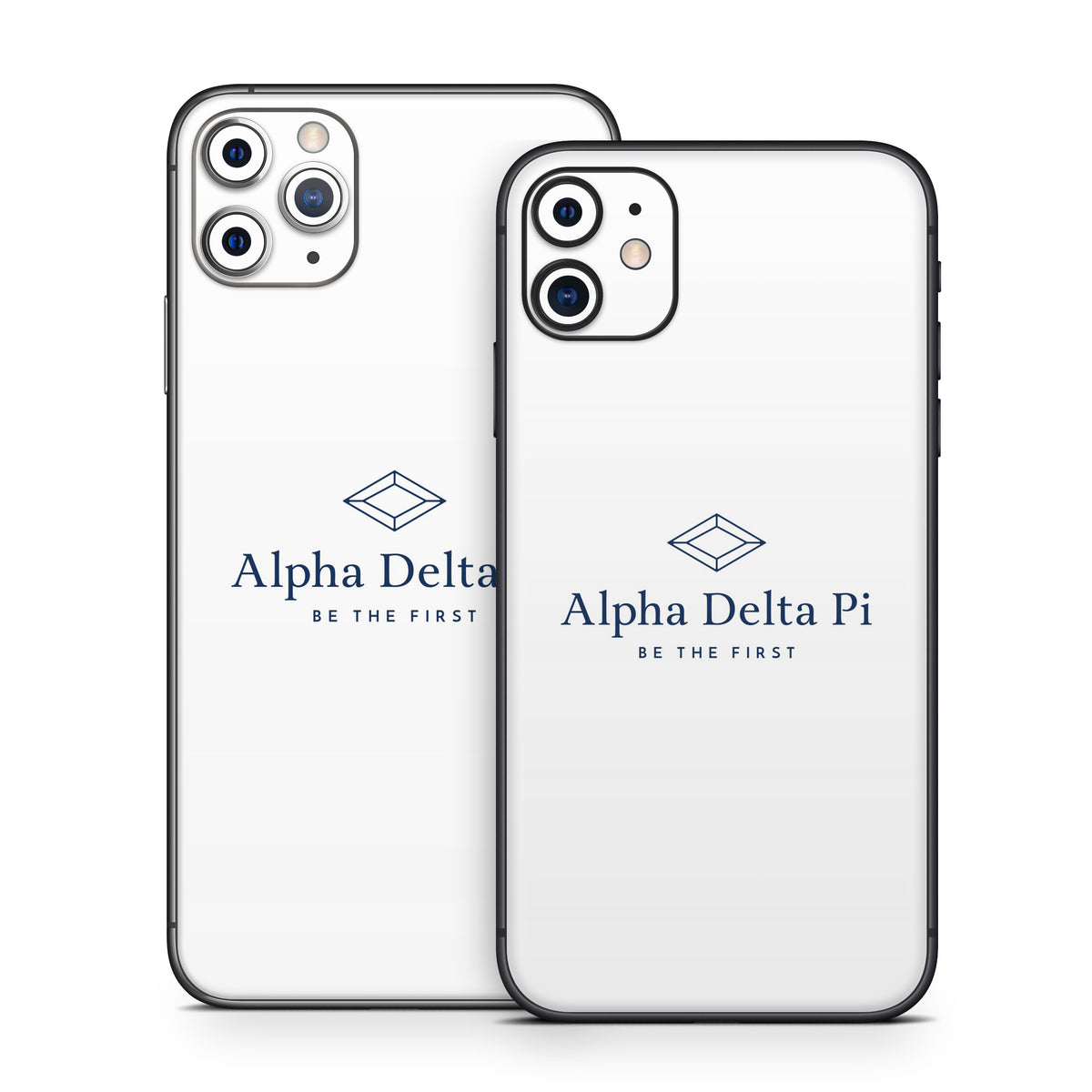 Alpha Delta Pi Primary Logo White - Apple iPhone 11 Skin