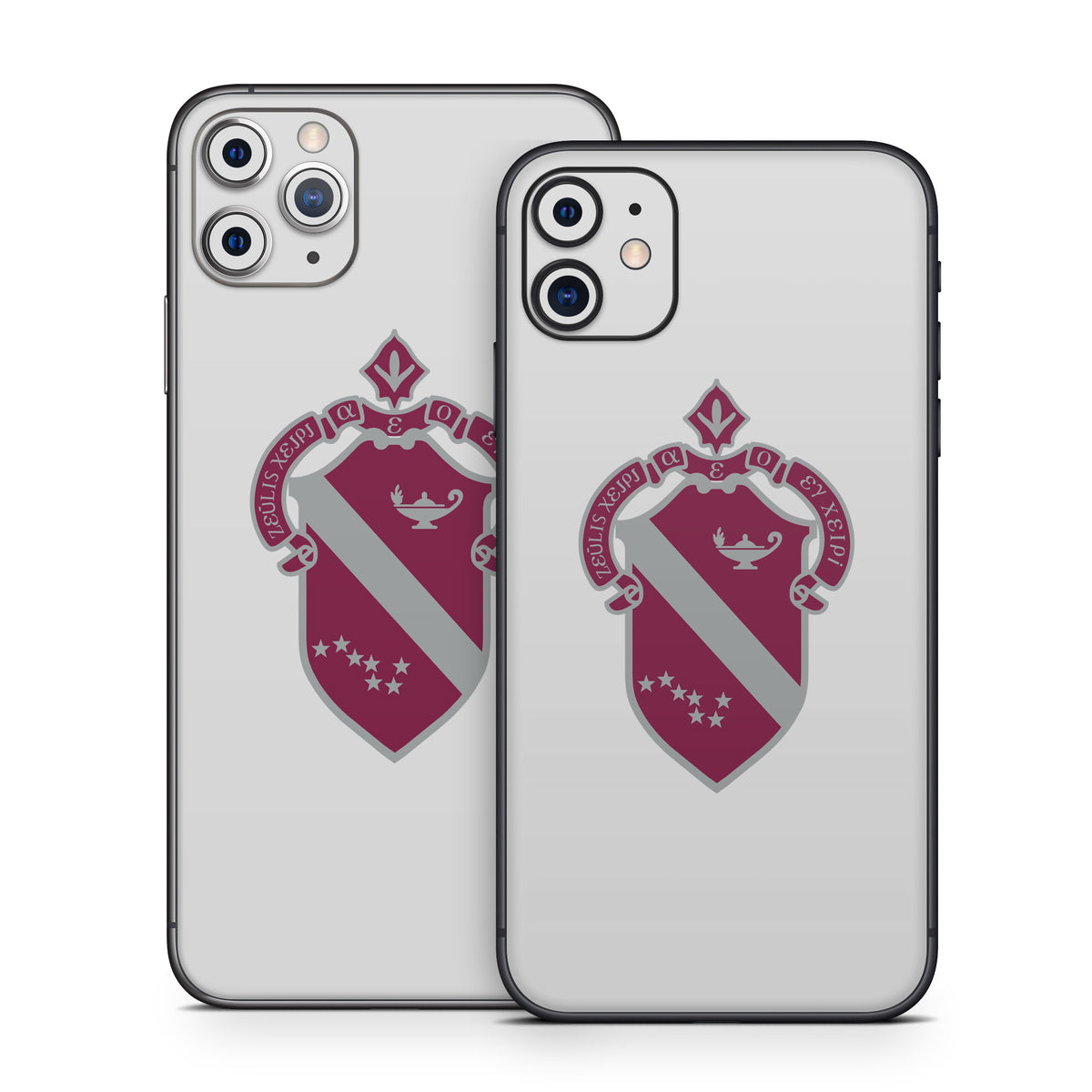 Alpha Phi Crest Silver - Apple iPhone 11 Skin