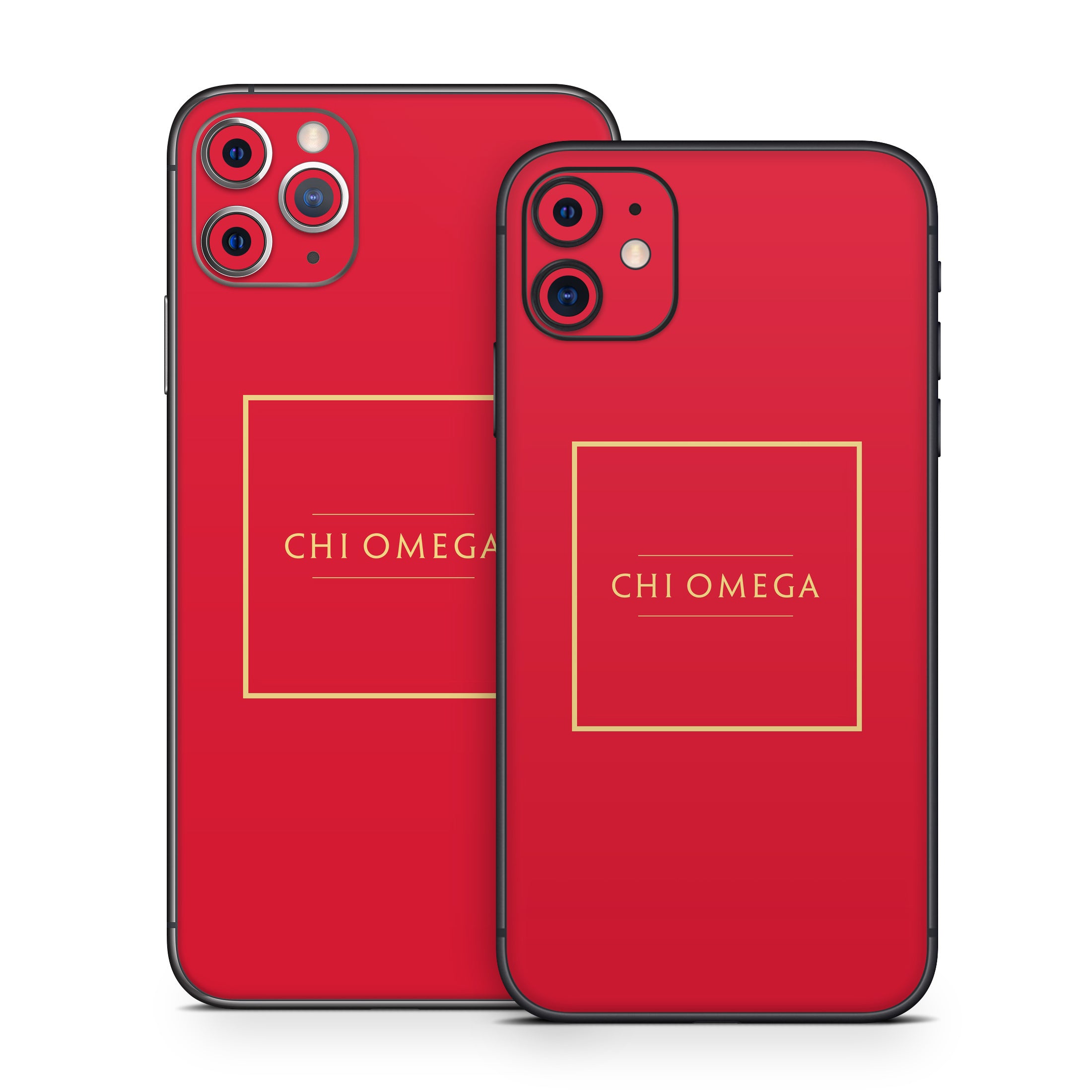 Chi Omega Cardinal with Border - Apple iPhone 11 Skin