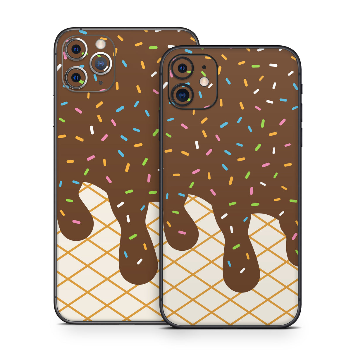 Chocolate Ice Cream Drip - Apple iPhone 11 Skin