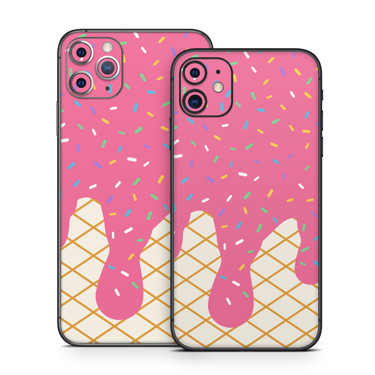 Strawberry Ice Cream Drip - Apple iPhone 11 Skin