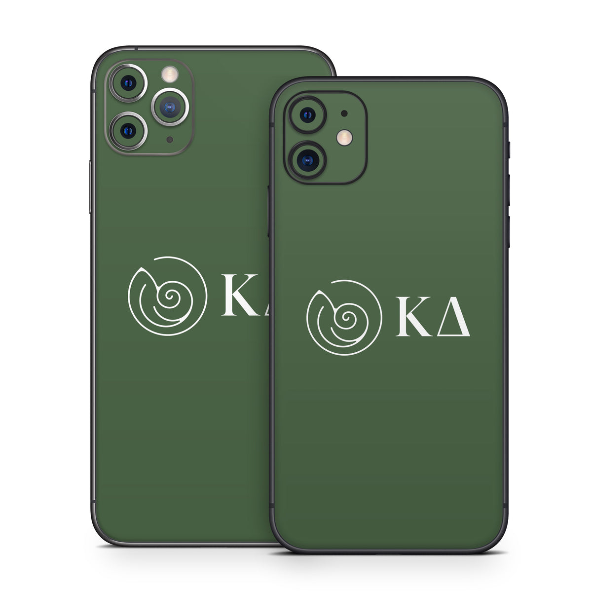 Kappa Delta Greek Letters Dark Olive - Apple iPhone 11 Skin