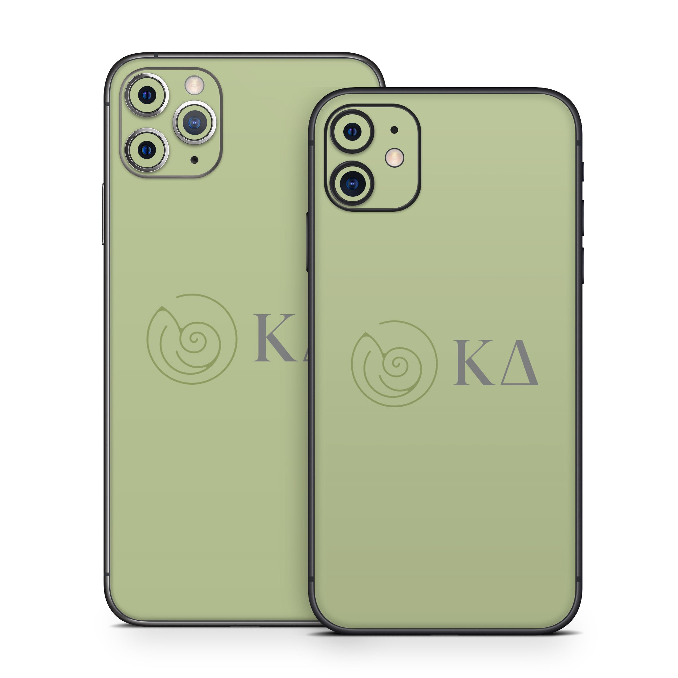 Kappa Delta Greek Letters Light Olive - Apple iPhone 11 Skin
