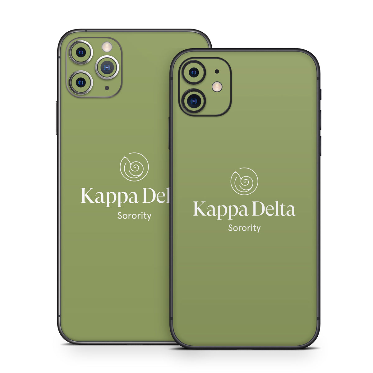 Kappa Delta Primary Logo KD Olive - Apple iPhone 11 Skin
