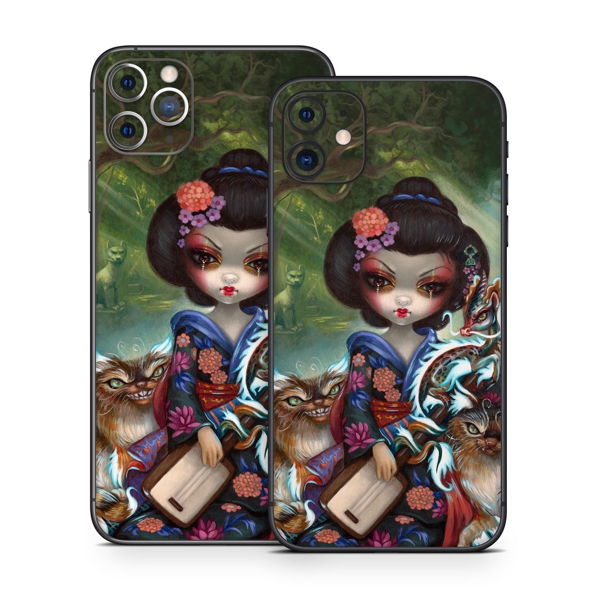 Kirin and Bakeneko - Apple iPhone 11 Skin
