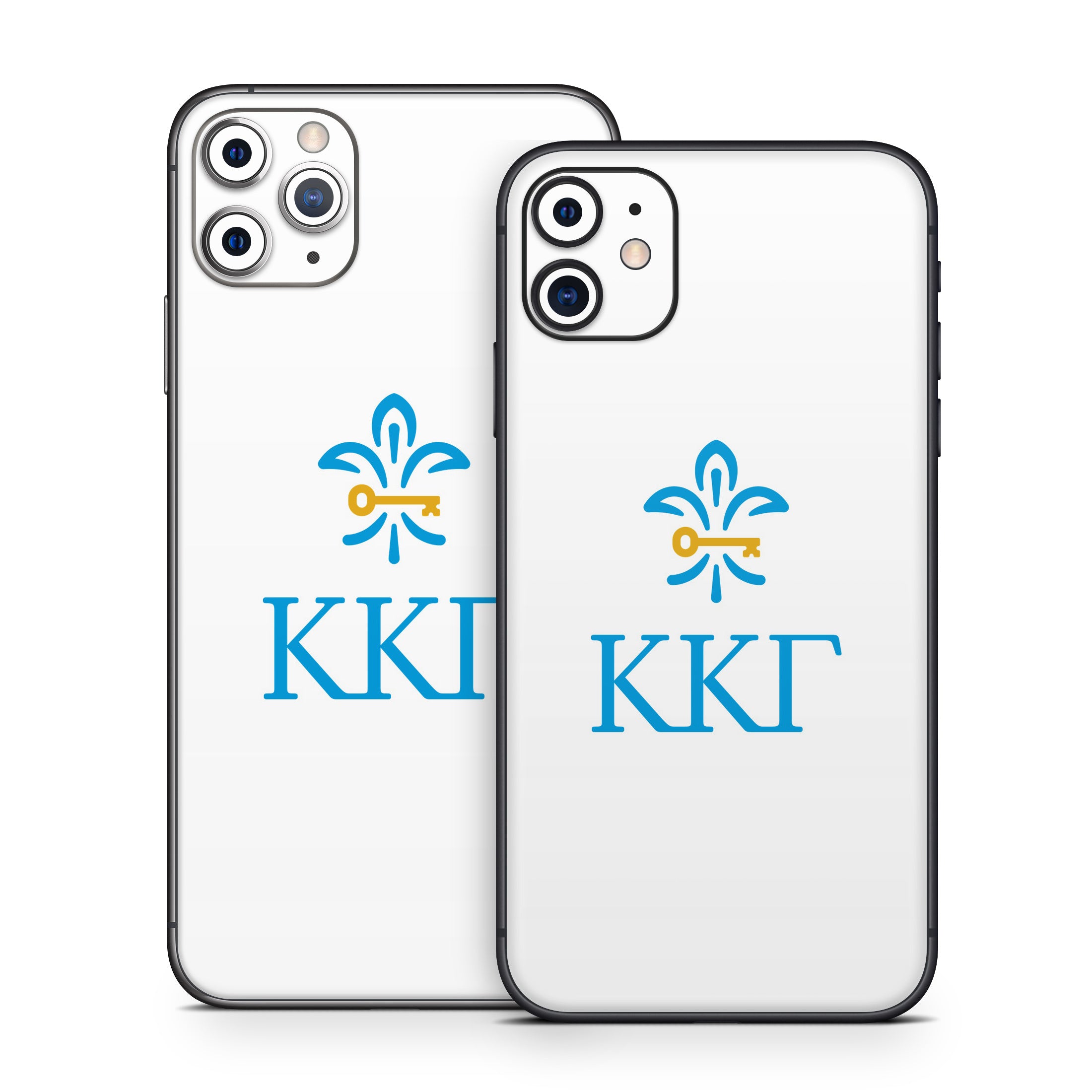 Kappa Kappa Gamma Letterkey Vertical White - Apple iPhone 11 Skin