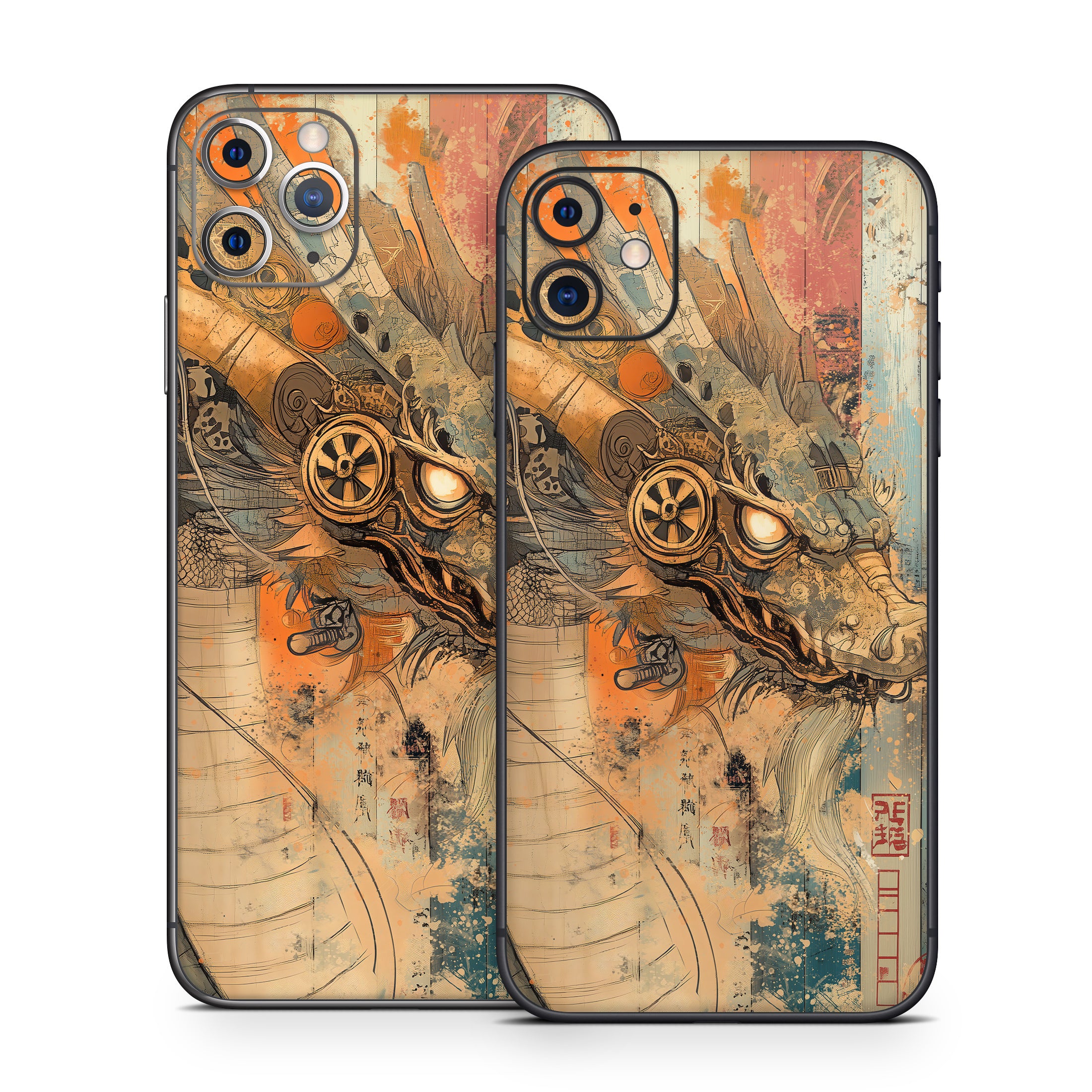 Orange Dragon - Apple iPhone 11 Skin