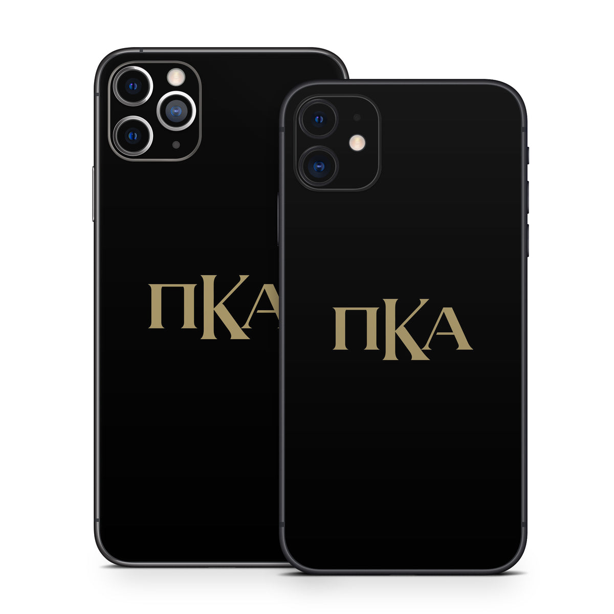 Pi Kappa Alpha Greek Letters Black - Apple iPhone 11 Skin