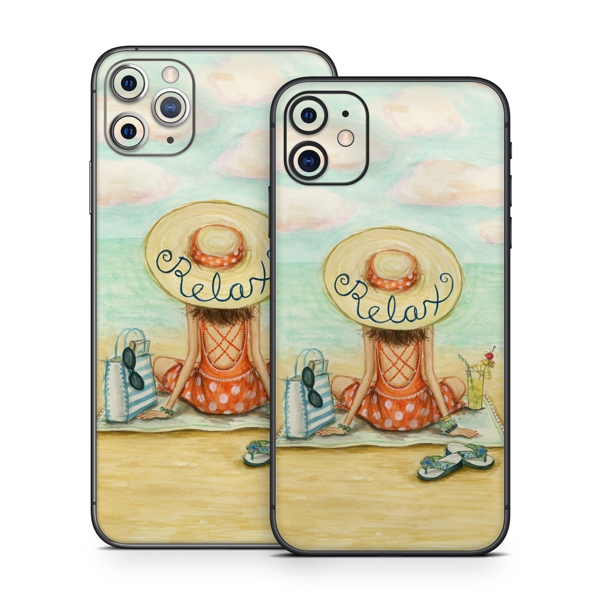 Relaxing on Beach - Apple iPhone 11 Skin