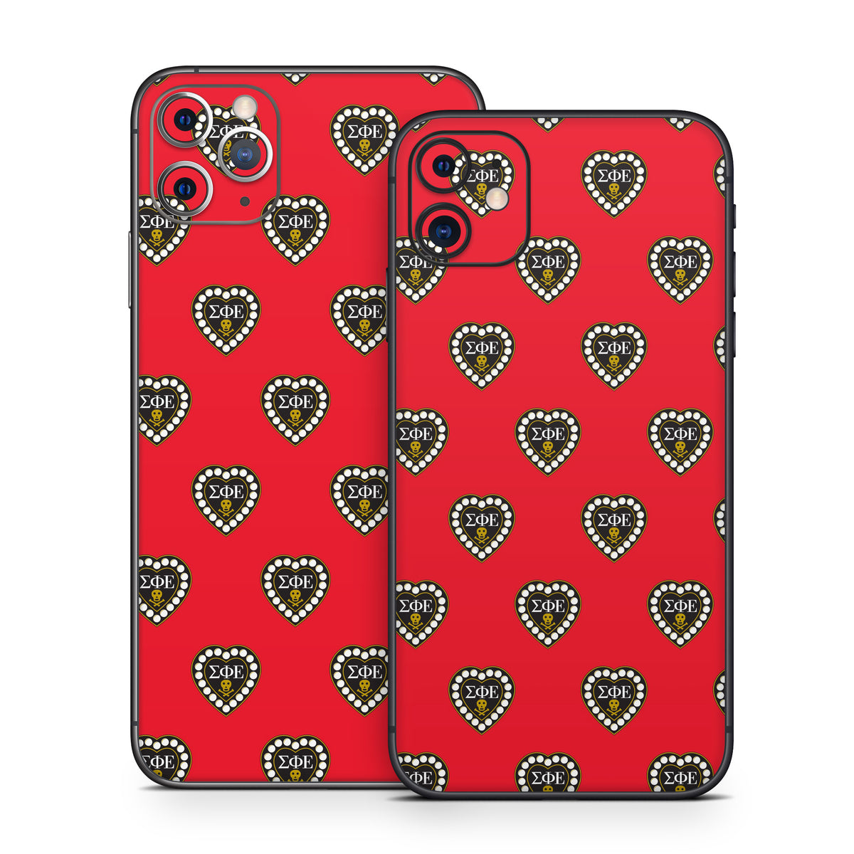 Sigma Phi Epsilon Badge Pattern Red - Apple iPhone 11 Skin
