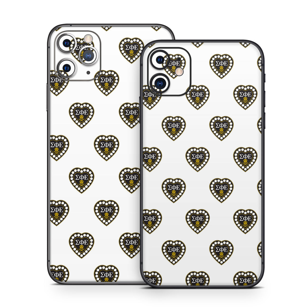 Sigma Phi Epsilon Badge Pattern White - Apple iPhone 11 Skin
