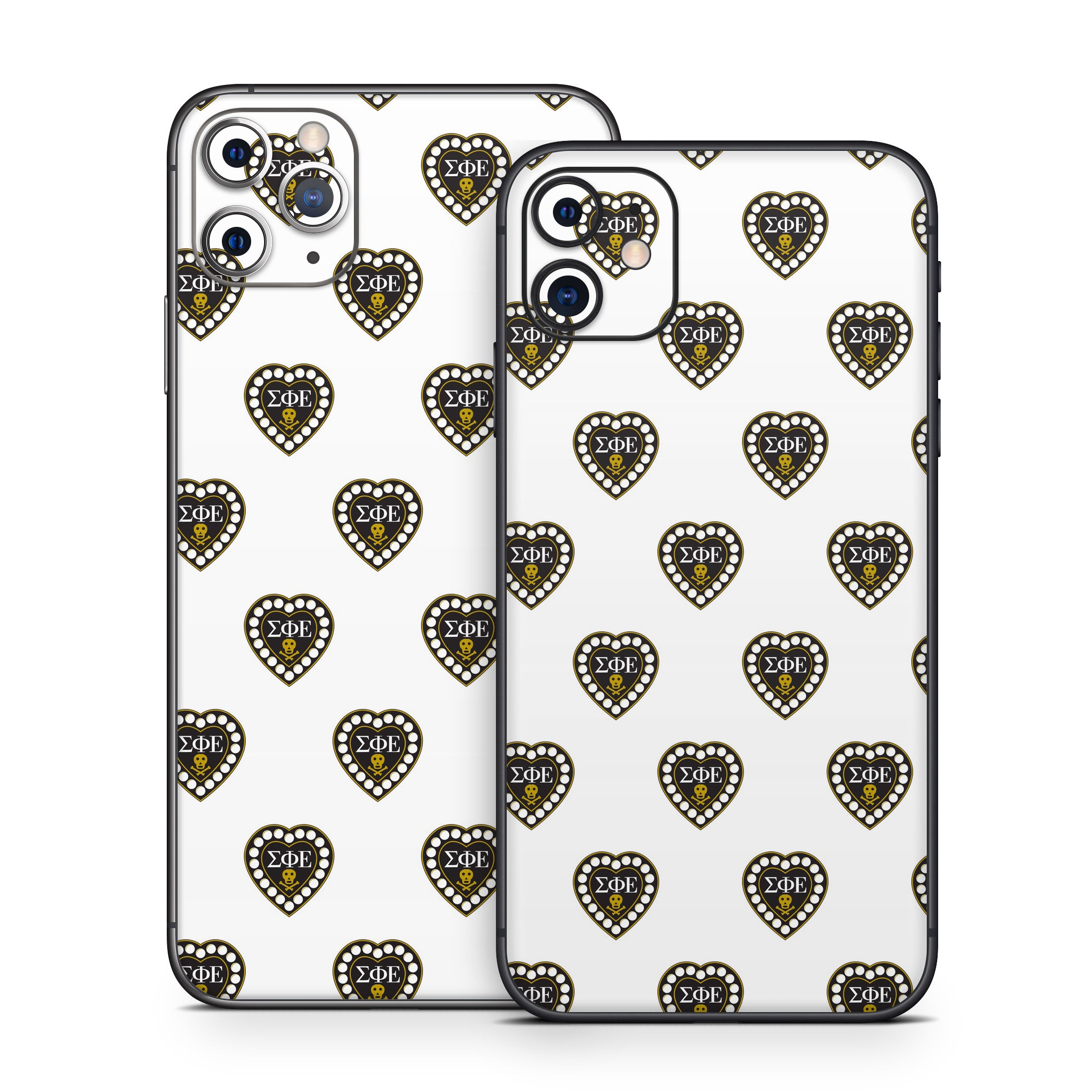 Sigma Phi Epsilon Badge Pattern White - Apple iPhone 11 Skin