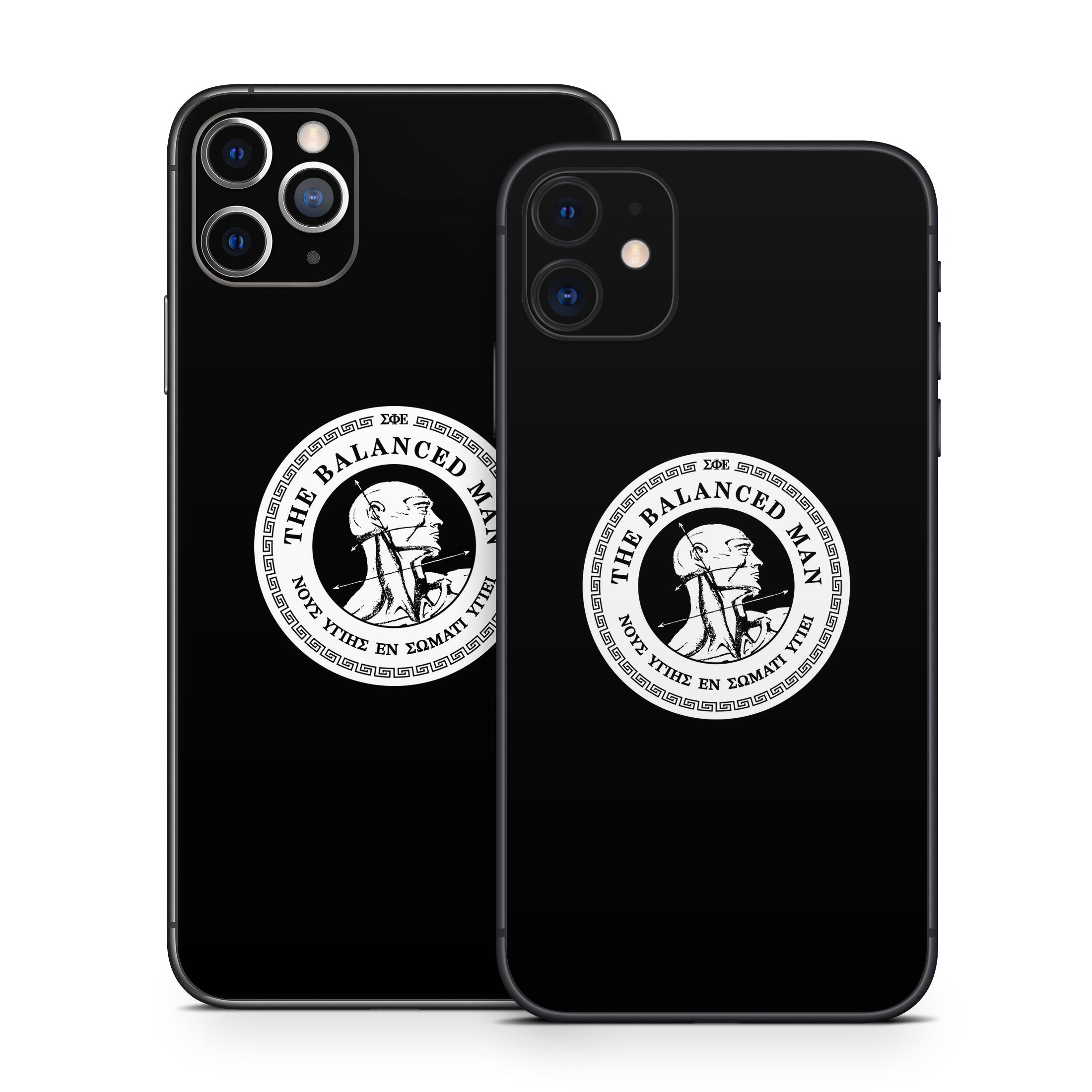 Sigma Phi Epsilon Balanced Man Black - Apple iPhone 11 Skin