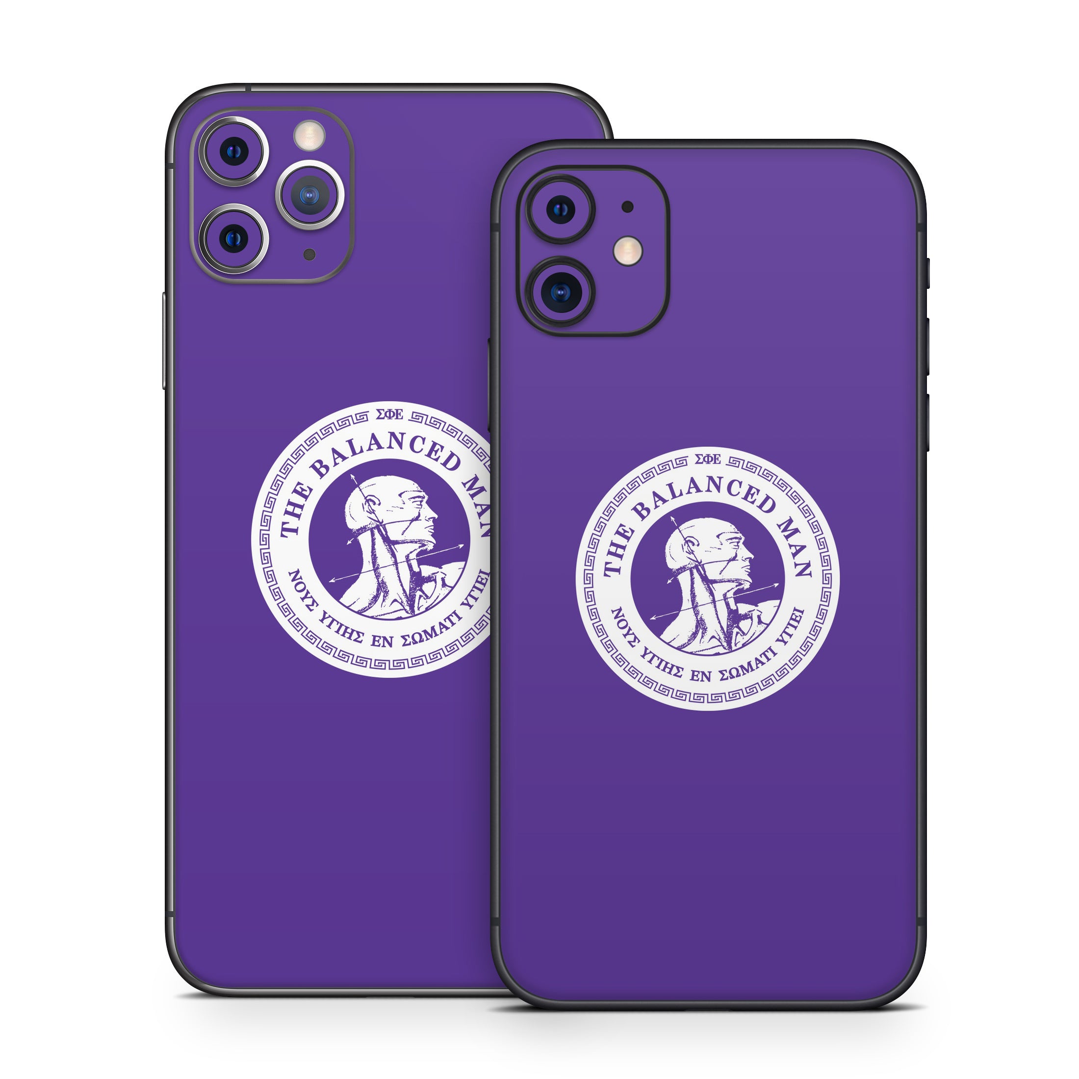 Sigma Phi Epsilon Balanced Man Purple - Apple iPhone 11 Skin