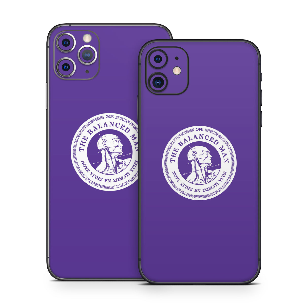 Sigma Phi Epsilon Balanced Man Purple - Apple iPhone 11 Skin
