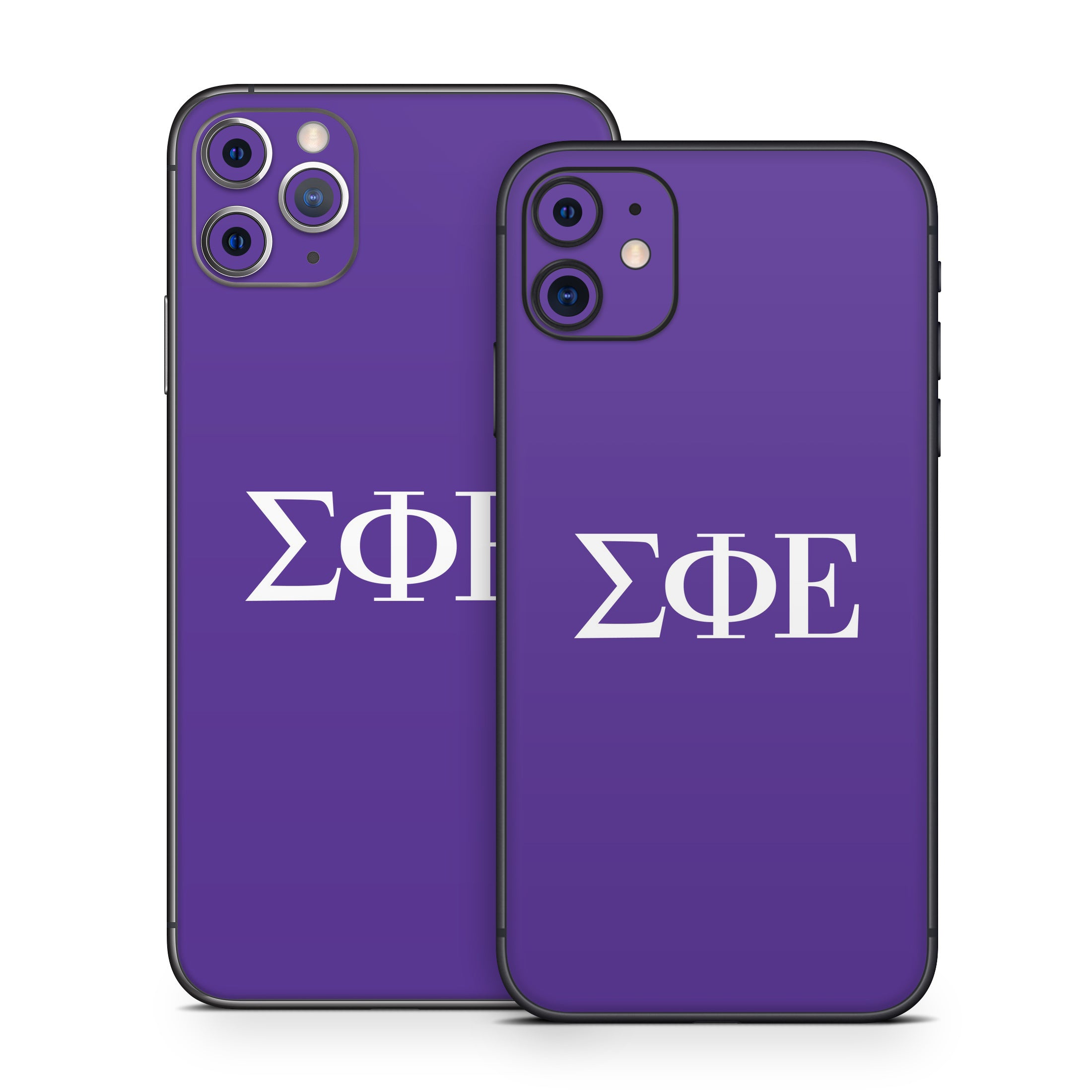 Sigma Phi Epsilon Greek Letters Purple - Apple iPhone 11 Skin