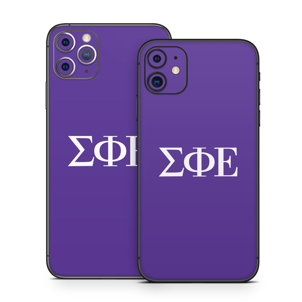 Sigma Phi Epsilon Greek Letters Purple - Apple iPhone 11 Skin